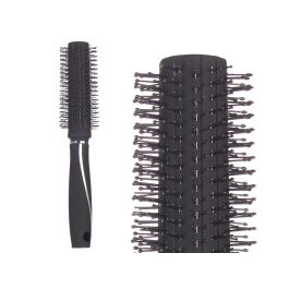Berilo Cepillo para Cabello Rizo Siliconado Negro 4x24x4 cm Plástico y Silicona (24 Unidades)