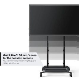 Vogels Carro con Soporte Motorizado para Pantalla RISE5205 Negro para Pantallas de hasta 86" y 120 kg