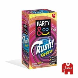 Party & Co. Rush Juego de Mesa de Fiesta Contrarreloj. Para 4 Jugadores. Incluye 240 Cartas y Relojes de Arena. Edad +14 Años.
