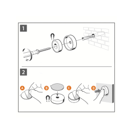 Pizarra magnética Nobo Blanco Acero 60 x 45 cm