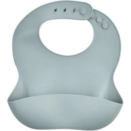 Thermobaby THE3023191570296 Babero de Silicona con Recogedor, Color Gris Encantador Precio: 40.9343. SKU: B15KARLLE7