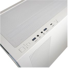 LC-Power LC-715W-ON Midi Tower PC Gaming Blanco ATX/Micro ATX/Mini-ITX Vidrio Templado Ventana Lateral