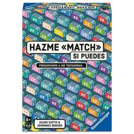 Ravensburger Juego de mesa Hazme Match si puedes, 300 preguntas absurdas sin respuestas correctas, Versión Español, +14 años Precio: 18.79000046. SKU: B13RAS3YM4