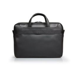 PORT Designs Maletín Zurich Toploading TL 35.6-39.6cm (14-15.6") para Portátil 15", Poliéster/Cuero Sintético, Negro