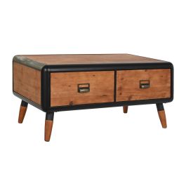 DKD Home Decor Mesa Centro Loft Marron Oscuro Gris Oscuro 56 x 45 x 97 cm con 2 Cajones Precio: 187.59000018. SKU: B1ES7NZEDN