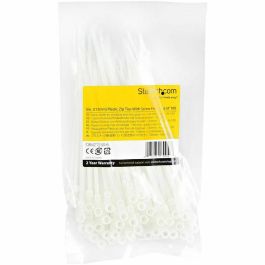 Bridas para cables Startech CBMZTS10N6 Blanco Bridas para cables Startech CBMZTS10N6 Blanco