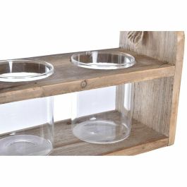 Jarron Cottage DKD Home Decor Natural Transparente 12 x 22 x 28 cm