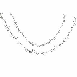 Luces Navidad Tradicional DKD Home Decor Blanco Amarillo 1 x 200 x 5 cm (2 Unidades) Precio: 7.58999967. SKU: B176LQ73JV