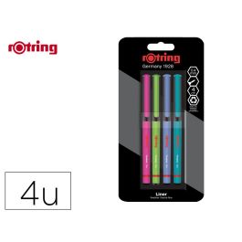 Rotulador Rotring Fineliner Punta Metalica 0,4 mm Pack De 4 Colores Surtidos Precio: 5.50000055. SKU: B124NREQMT