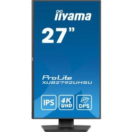 iiyama ProLite XUB2792UHSU-B6 Monitor 27" 4K UHD IPS 3840x2160 4ms GTG 60Hz DP HDMI USB-C Altura Pivot Negro
