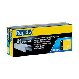 Rapid Grapas 13/10 mm Galvanizada Caja de 5000 Unidades
