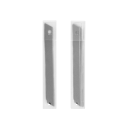 Q-connect Repuesto Cúter Estrecho para Modelos KF10631/KF00234/KF10940/KF10938/KF10934 Cuchilla 9 mm Blíster 10 Unidades