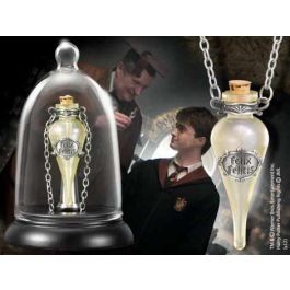 The Noble Collection Collar Colgante Botella Cristal Poción Felix Felicis Suerte Líquida Harry Potter Cadena 45cm Expositor Precio: 36.99654618. SKU: B1H5BX447V