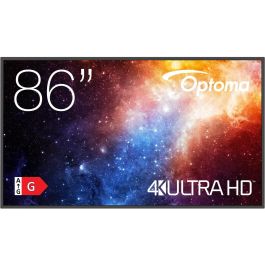 Optoma N3861K Pantalla Profesional 86" UHD 4K 3840x2160 450cd/m2 LED Wifi 24/7