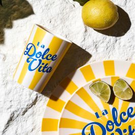 Home Deco Factory Vaso Polipropileno Dolce Vita 250 Ml