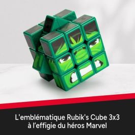 Marvel AUC1737221998345 Cubo de Rubik 3x3 Hulk 8 años