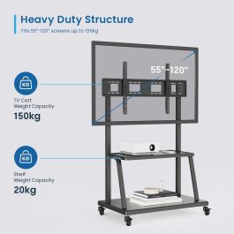 Soporte Suelo Con Ruedas Ewent Vesa Soporte Suelo Con Ruedas Ewent Vesa