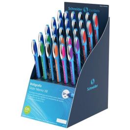 Boligrafo Schneider Slider Memo Xb Expositor De 30 10X 150203 Azul 9X 150201 Negro 3X 150202 Rojo 2X 150204 Verde 2X 150206 Naranja 2X 150208 Violeta 2X 150209 Rosa Precio: 84.50000031. SKU: B14W6E6Z6R