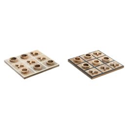 Juego Scandi DKD Home Decor Blanco Negro 5 x 20 x 20 cm Set de 2 (2 Unidades)
