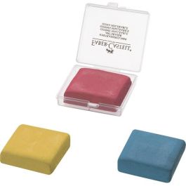 FABER-CASTELL 127321 Goma de borrar amasable ART ERASER surtida - Azul, Rojo, Amarillo (3 unidades) Precio: 12.50000059. SKU: B17EFT3AG5