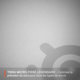 Steelseries Alfombrilla de Ratón para Juegos QcK L Blanco STE5707119066655