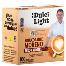DULCILIGHT Edulcorante Moreno Azúcar Zero Calorías 100 Sobres - Vegano, Sin Gluten, Apto Diabéticos, Keto Precio: 4.4999999. SKU: B1DGN5YG7J