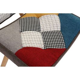 Sillón DKD Home Decor 70 x 73 x 100 cm Marrón Madera de caucho Multicolor