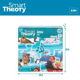 Puzzle Infantil Colorbaby Artic 4 en 1 174 Piezas 136 x 34 cm (6 Unidades)