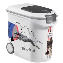 Contenedor de croquetas CURVER - 35L/12 kg - PETS COLLECTION - Para perros Contenedor de croquetas CURVER - 35L/12 kg - PETS COLLECTION - Para perros
