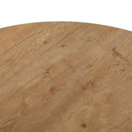 Mesa de Comedor Versa Beatriz PVC Metal Madera MDF 120 x 76 x 120 cm Mesa de Comedor Versa Beatriz PVC Metal Madera MDF 120 x 76 x 120 cm