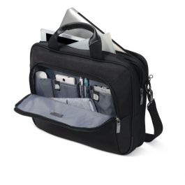 Dicota Eco Top Traveller SELECT 14-15.6" Bandolera Negro PET para Portátiles hasta 15.6", Resistente a Golpes con Compartimento para Tablet