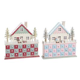 Calendario Adviento Navidad Fantasia DKD Home Decor Rojo Verde 8 x 33 x 32 cm (2 Unidades) Precio: 84.50000031. SKU: B1EA3DB344