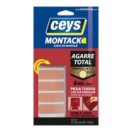 CEYS Montack Tiras Adhesivas Doble Cara 48x18mm - 507207 Precio: 4.68999993. SKU: B176KZ6V77