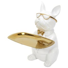 Vaciabolsillos Bulldog Blanco Home Deco Factory