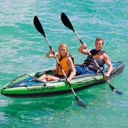 Kayak challenger k2 con remos aluminio incluidos y bomba 351x76x38cm Kayak challenger k2 con remos aluminio incluidos y bomba 351x76x38cm