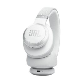 JBL LIVE 770 NC Auriculares Diadema Inalámbricos con Cancelación Activa de Ruido (ANC), Bluetooth 5.3, Autonomía 50h, Blanco