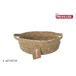 Privilege Cesta Cónica de Mimbre Redonda con Asa Ø27x9 cm (8 Unidades) Precio: 23.50000048. SKU: B14Z5T6AXY