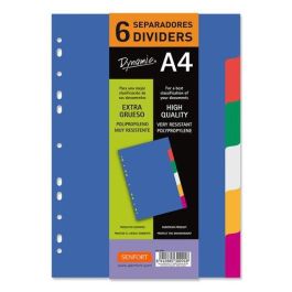 Separadores Senfort Pp Extra Grueso Opaco A4 6 Pestañas 11 Taladros Precio: 2.8900003. SKU: B1A5JDGY3F
