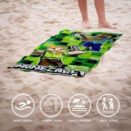 Toalla de Playa Minecraft 70 x 140 cm Poliéster Toalla de Playa Minecraft 70 x 140 cm Poliéster