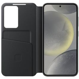 Samsung Smart View Wallet Case para Galaxy S24, Funda Cartera con Bolsillo para Tarjetas, 15.8 cm (6.2"), Negro