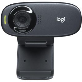 Logitech 960-001000 C310 HD 720p Webcam USB con Micrófono y Corrección Automática de Luz para Videollamadas y Streaming