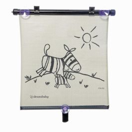 Dreambaby DRE9312742402389 Estor Enrollable para Ventana de Coche, Doble Cara Cebra y Tigre, Ajustable, 2 Unidades