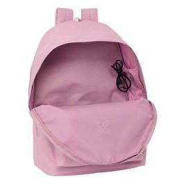 Safta Mochila Munich Basicos Portatil 15,6" + USB Rosa 31x44x18 cm