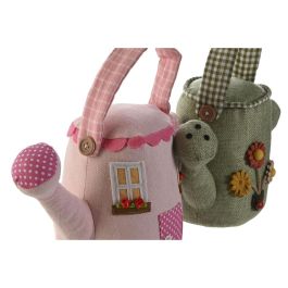 Sujetapuertas Shabby DKD Home Decor Rosa Verde 13 x 25 x 26 cm (2 Unidades) Sujetapuertas Shabby DKD Home Decor Rosa Verde 13 x 25 x 26 cm (2 Unidades)