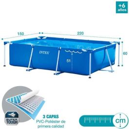 Piscina Desmontable Intex 28270NP 220 x 60 x 150 cm 1662 L Piscina Desmontable Intex 28270NP 220 x 60 x 150 cm 1662 L