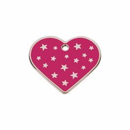 Placa identificativa para collar Imarc PetScribe Passion Rosa Plata