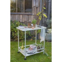 Carrito de jardín - LIVOO - GS163C - 61 x 42 cm - Blanco