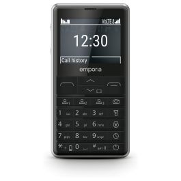 Emporia PRIME M76 LTE Teléfono Senior 4G con Teclado, Pantalla 2.31", Cámara 2 MP, 64 MB RAM, 128 MB ROM, 1400 mAh, Color Negro