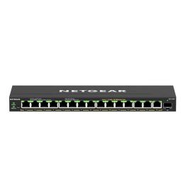 NETGEAR GS316EP-100PES Switch Gigabit Gestionado 16 Puertos (15 PoE+), 32 Gbit/s, 180W PoE, QoS, VLAN, Full Duplex
