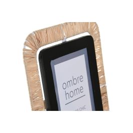 DKD Home Decor Marco de Foto 10x15 Colonial Natural Negro Madera/Fibra 1.5 x 23 x 18 cm (6 Unidades)